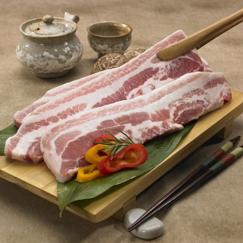 [지인푸드] 맛난고기 돼지고기 삼겹살 200g